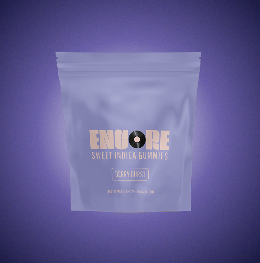 Photograph of product: Encore Berry Burst Gummies 100mg 10pk