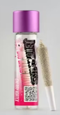 Photograph of product: Jetpacks | Bigger Bang Mini | Cherry Vortex | Oui'd Live Resin + Diamond Pre-roll