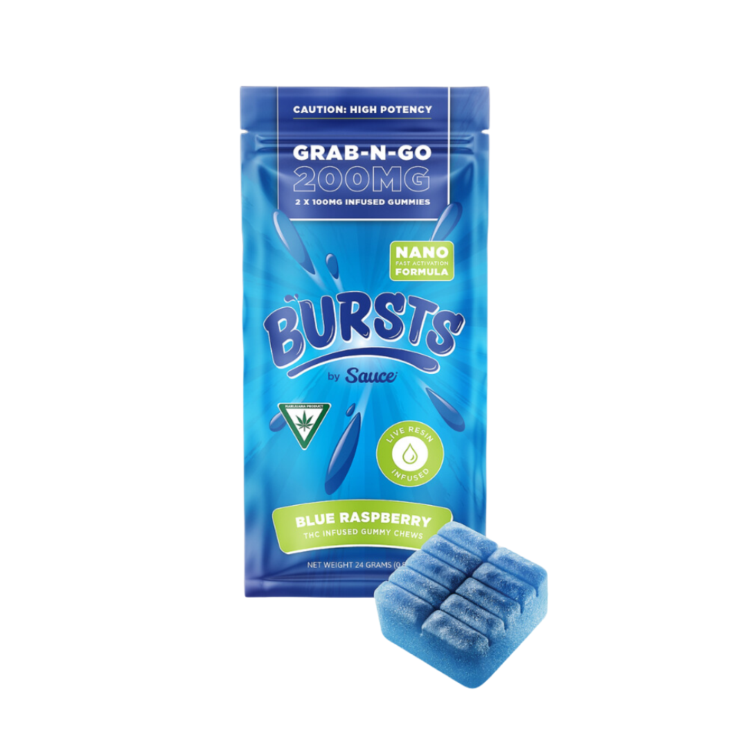 Photograph of product: Sauce - Grab-N-Go Blue Raspberry - 200mg