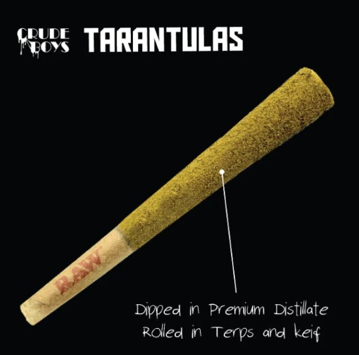 Photograph of product: Crude Boys - White Lightning 1.1G Tarantula