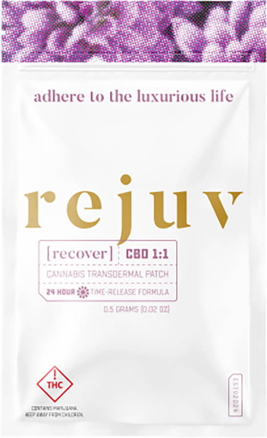 Photograph of product: Rejuv - Transdermal Patch - Recover/High CBD (1:1) 15mg