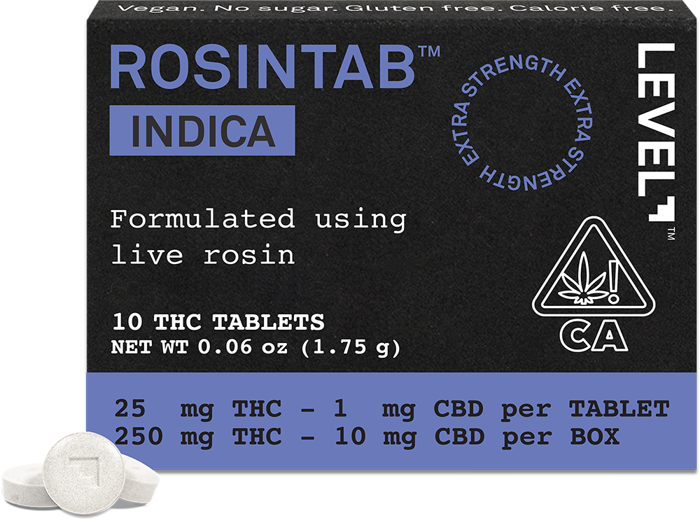 Photograph of product: Oui'd RosinTab - 250mg Tablet 10pk | Level