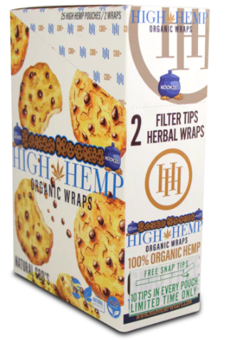 Photograph of product: Z WAVE - ACCESSORIES - HIGH HEMP WRAP - BAKED KOOKIE