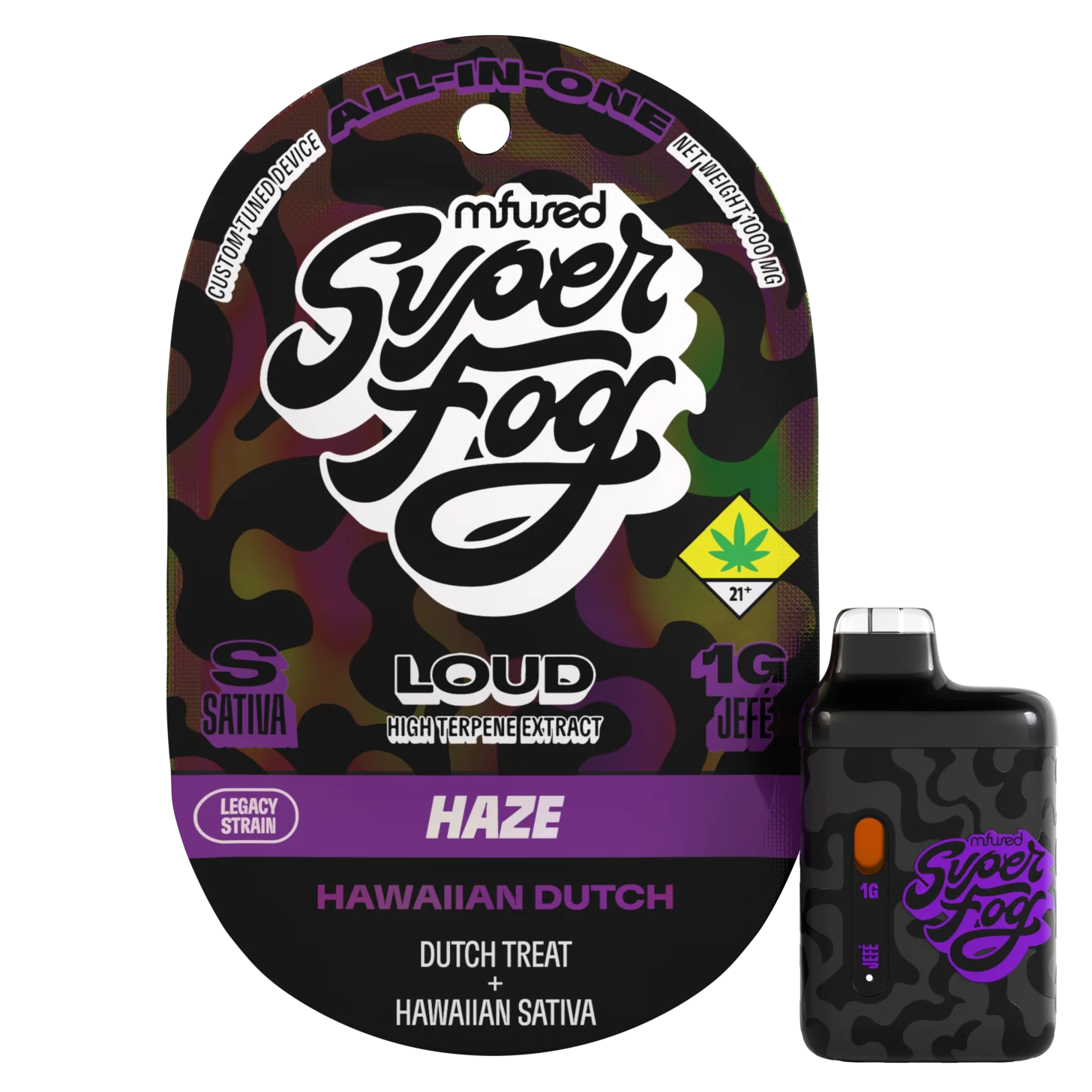 Photograph of product: Hawaiian Dutch HTE Disposable Jef Vape