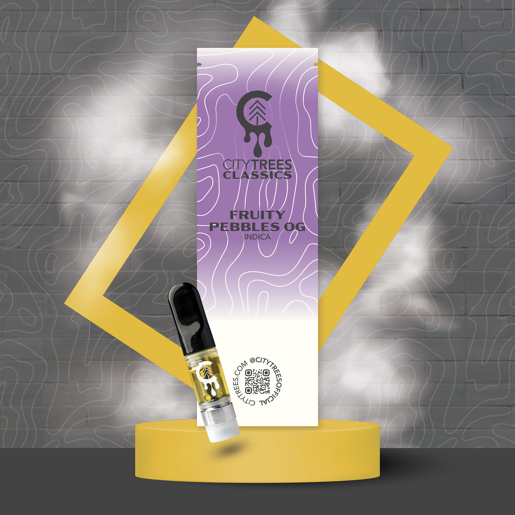 Photograph of product: City Trees | Cartridge | Fruity Pebbles OG