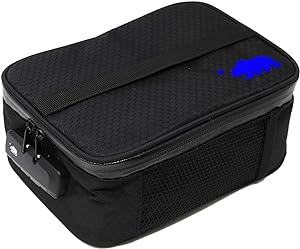 Photograph of product: Cali - Large - Soft Case Smell Proof/Locking - Black