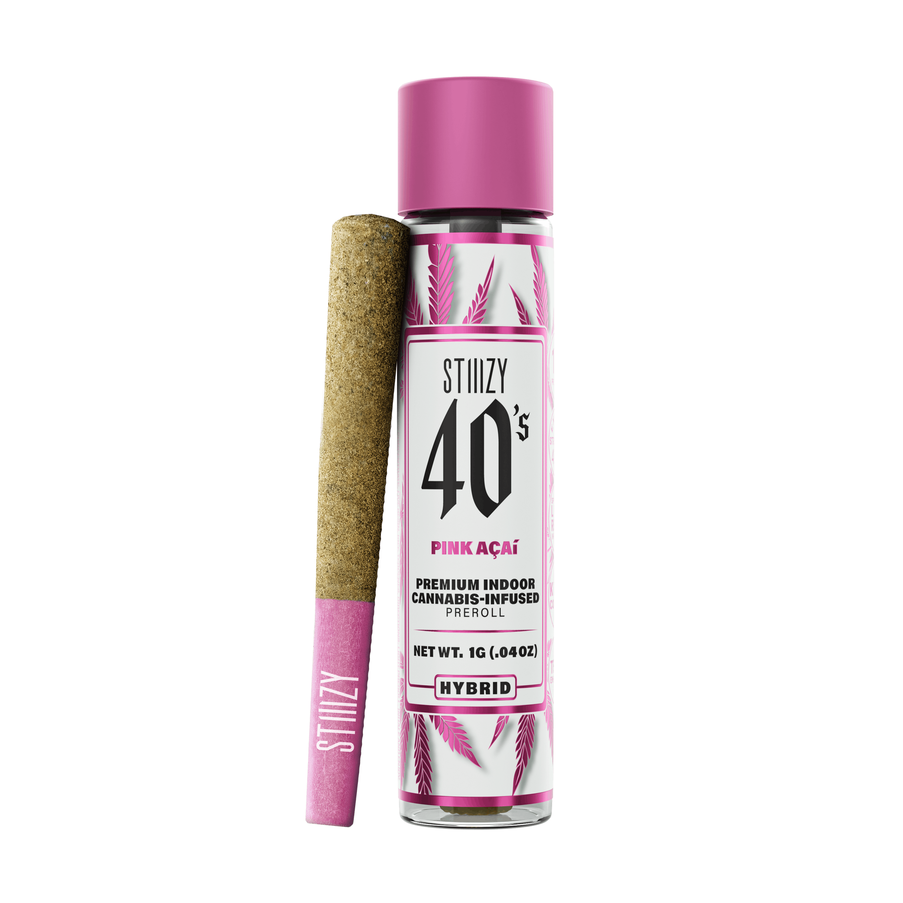 Photograph of product: Stiiizy - 1g Infused Preroll - Pink Acai