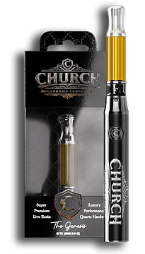 Photograph of product: Church | Orange Push Pop | 1G Live Resin Cart