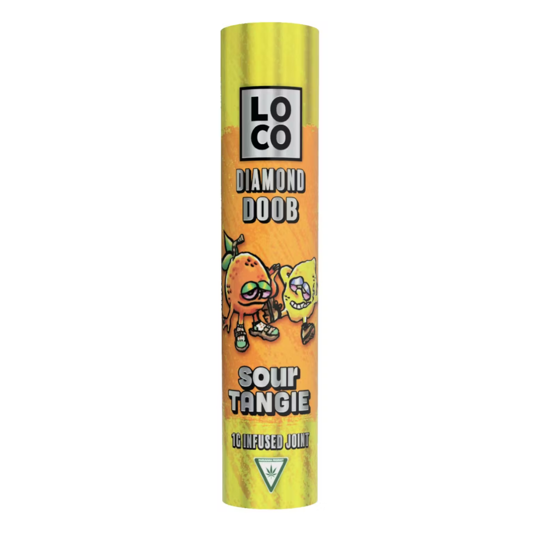 Photograph of product: LOCO | Sour Tangie | 1g Infused Pre-Roll