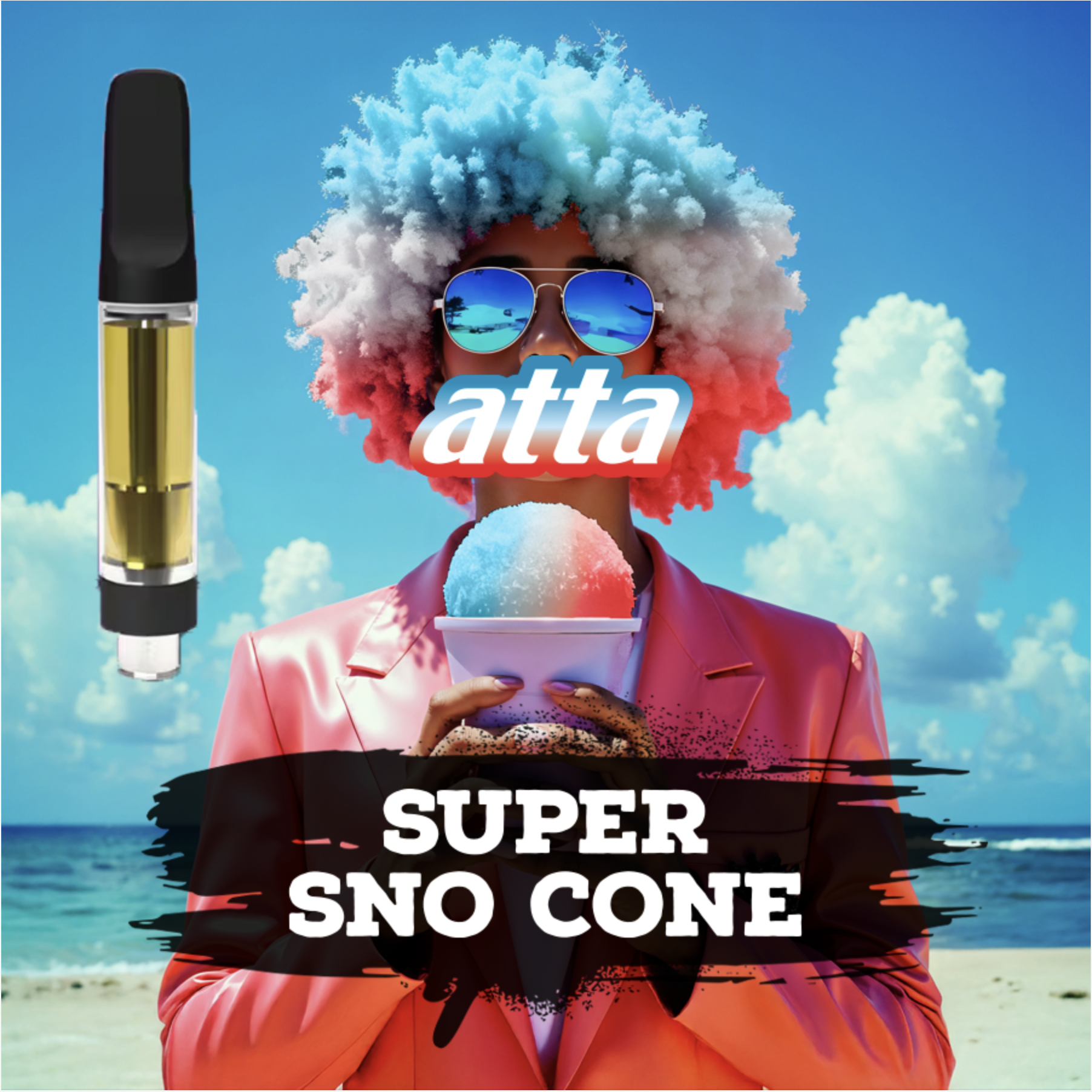 Photograph of product: Atta Super Sno Cone Cart | 1g