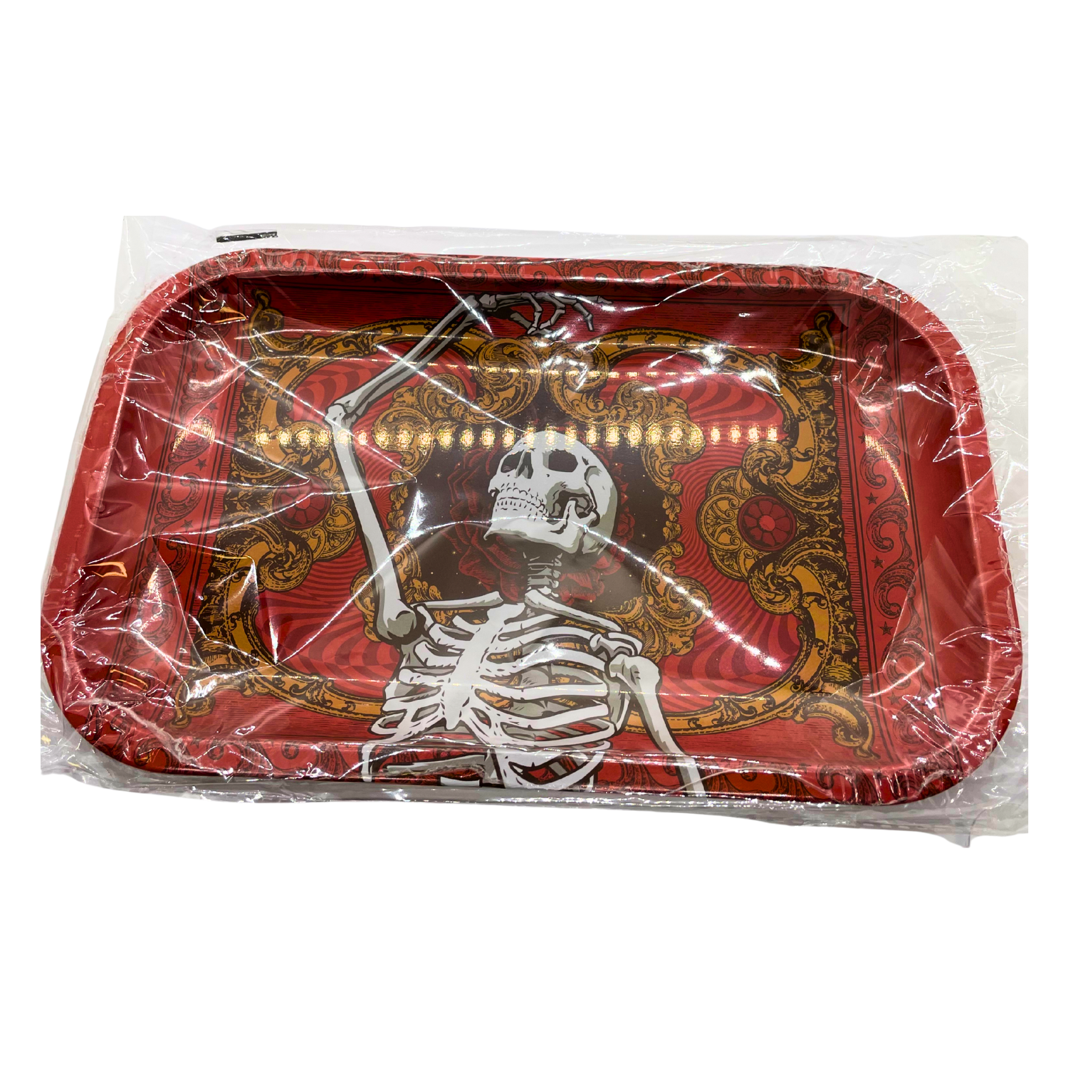 Photograph of product: BLAZY SUSAN DEAD HEAD FRAME SKELETON ROLLING TRAY MEDIUM