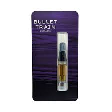 Photograph of Product: Bullet Train | Live Resin Cartridge | Blueberry Cupcake
