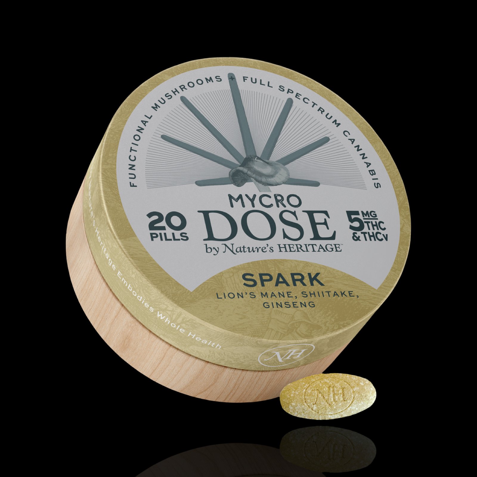 Photograph of product: MycroDose Spark, 20 Tablets