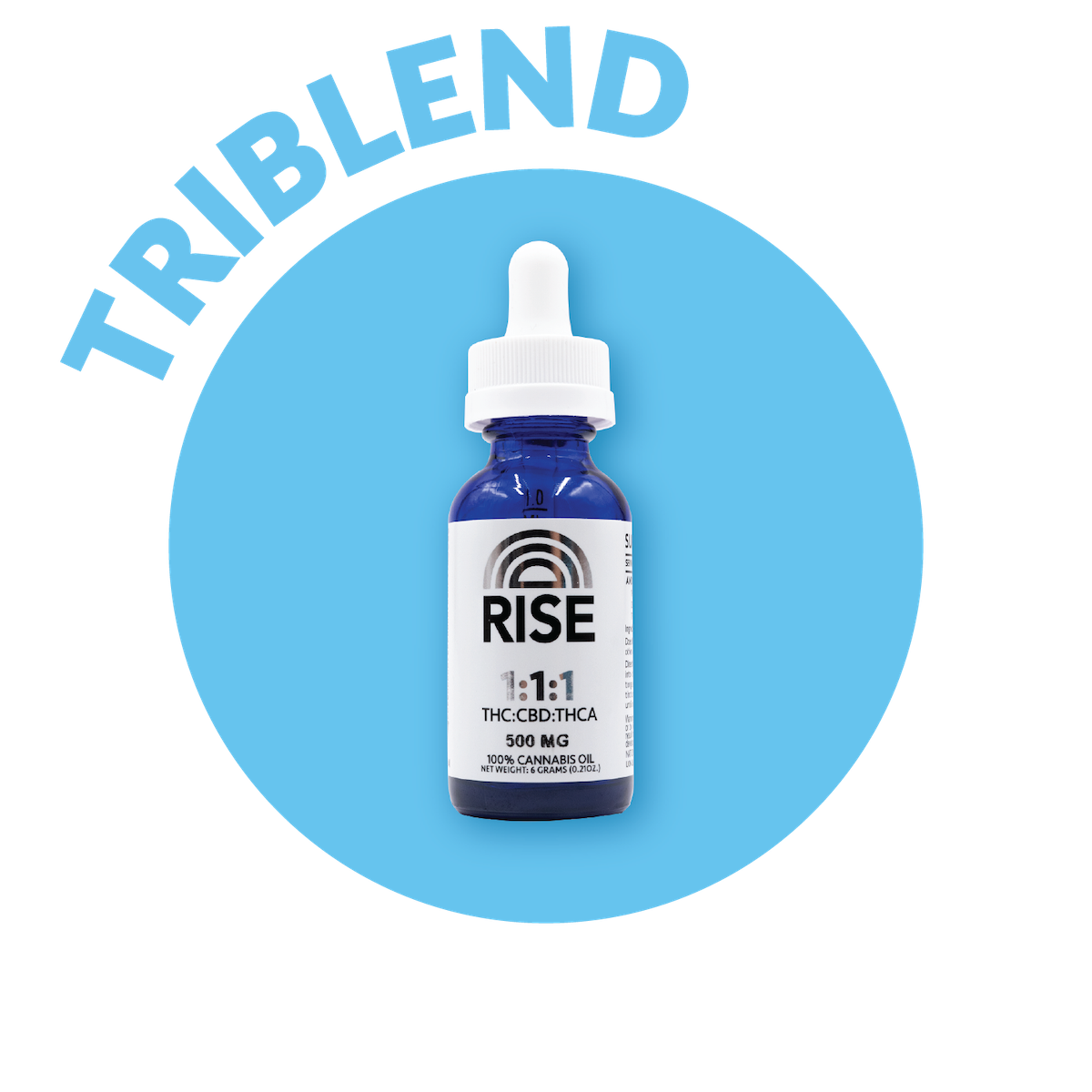 Photograph of product: RISE - 1:1:1 TINCTURE - 30ML
