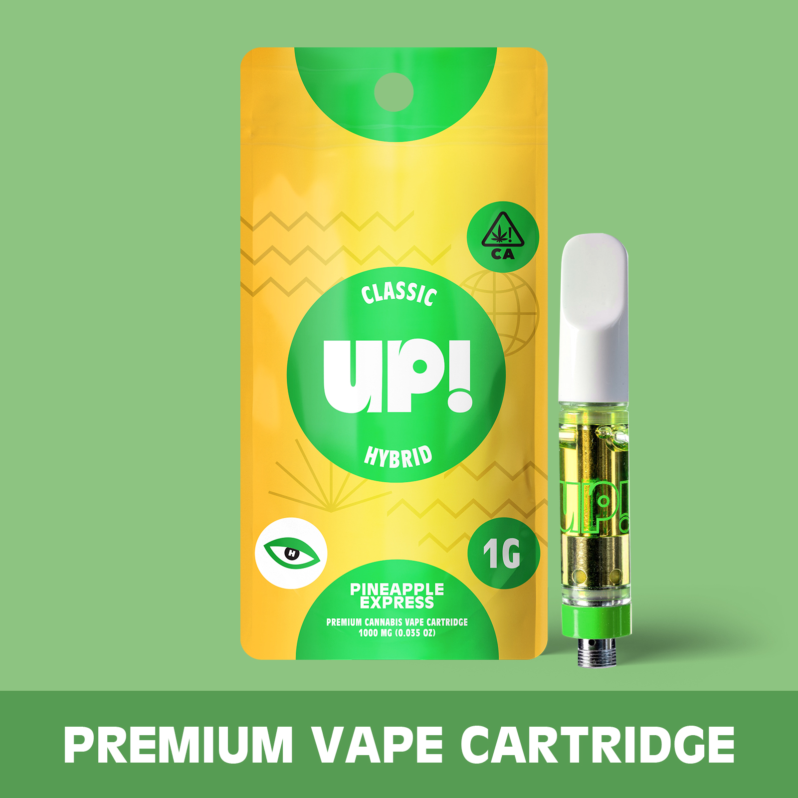 Photograph of product: UP! - Pineapple Express (Hybrid) Classic Cartridge