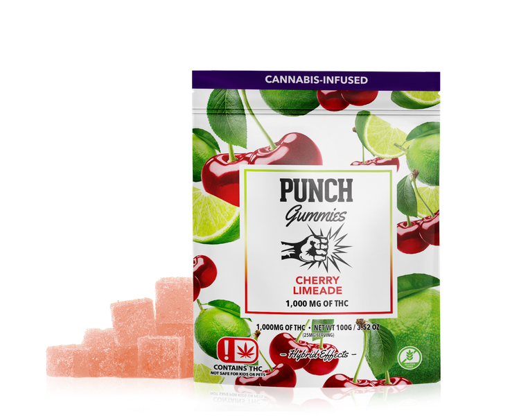 Photograph of product: Cherry Limeade - Punch Extracts Gummies