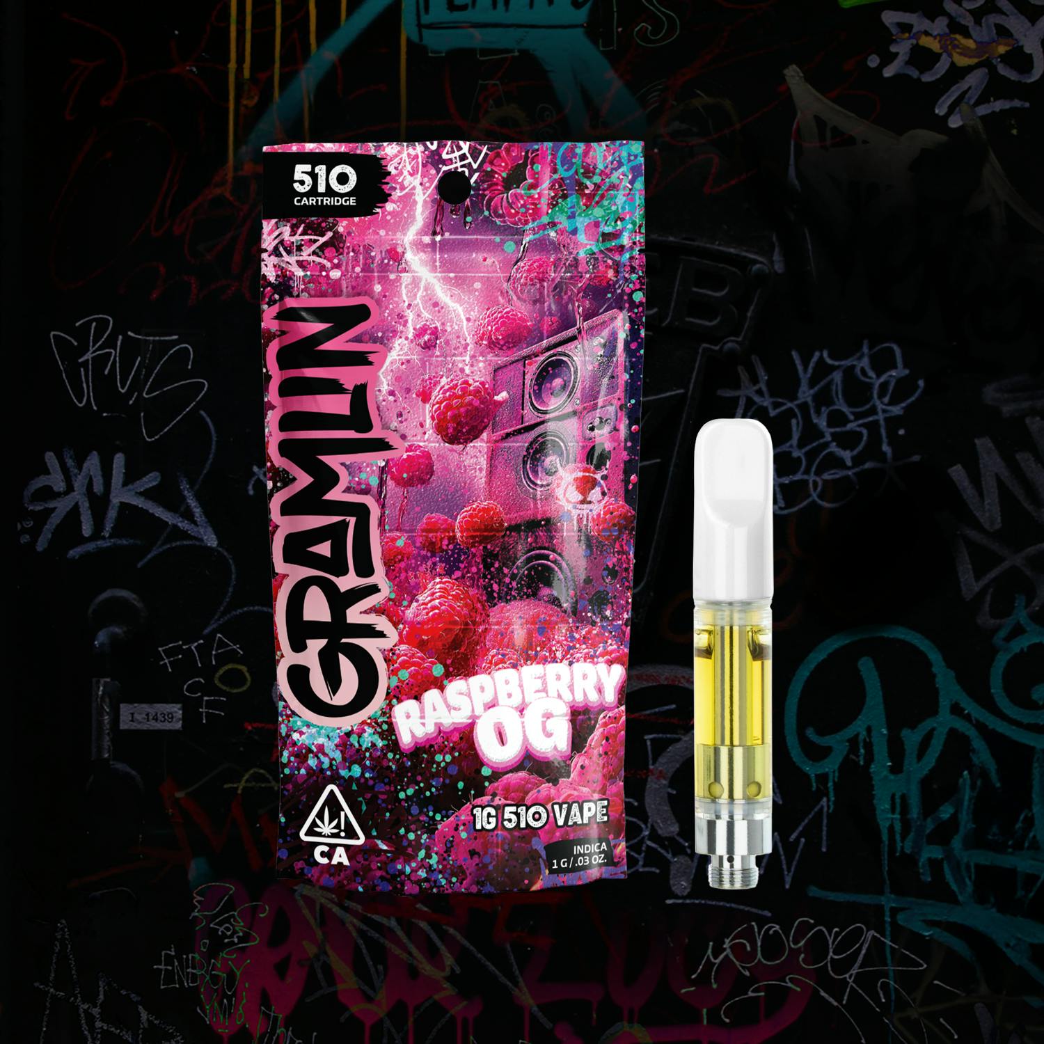 Photograph of product: 510 CART - RASPBERRY OG (1G)