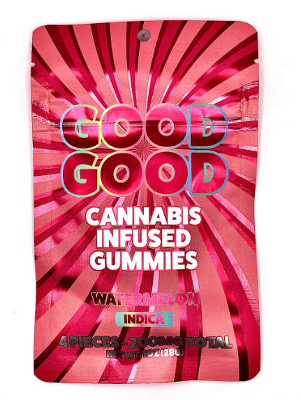 Photograph of product: Good Good Gummies - 4pc x 200mg - Watermelon (I)