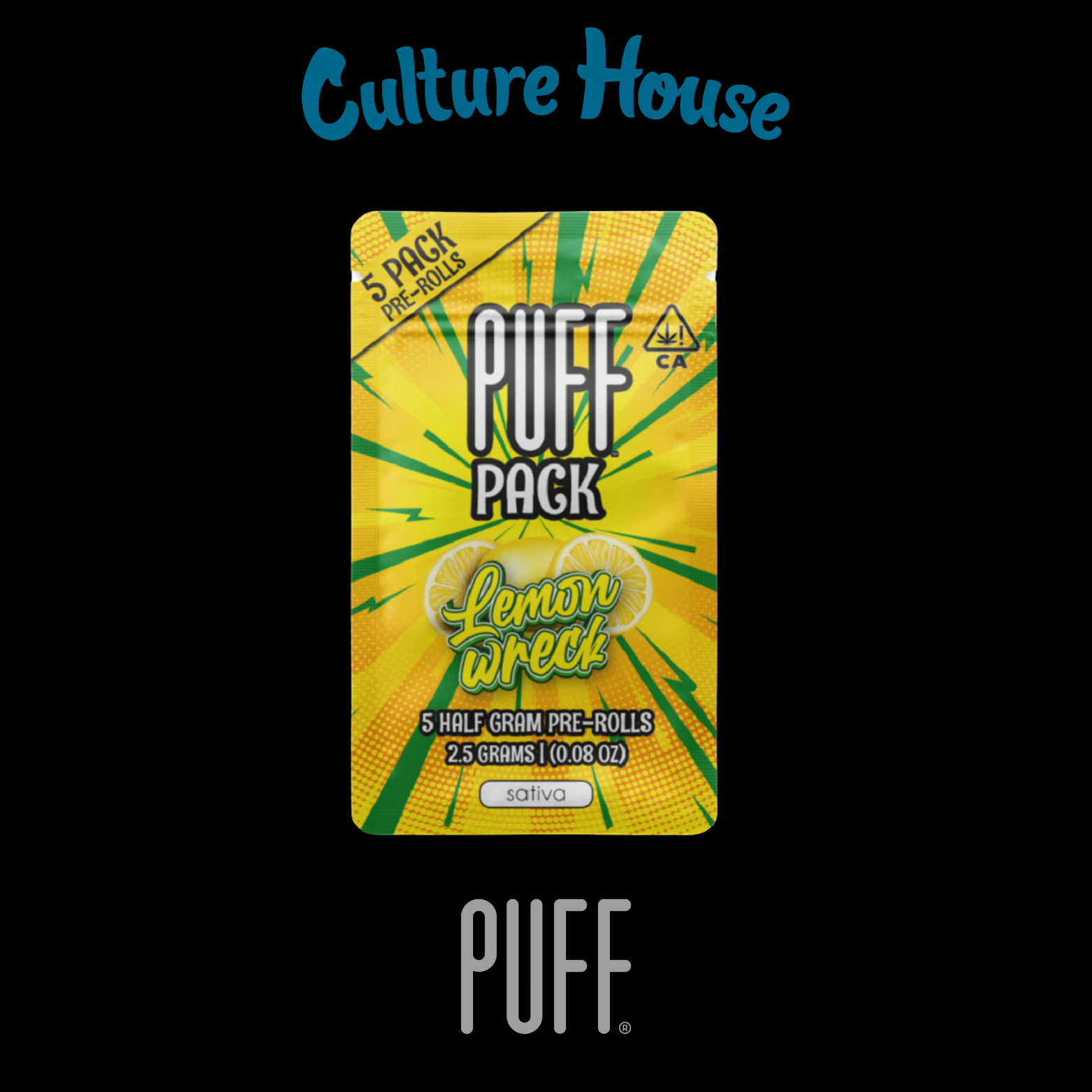 Photograph of product: Lemon Wreck | Pre-Roll 5 Pack