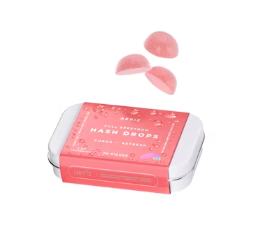 Photograph of product: AERIZ - GUAVA GELATO MINTZ au chocolat DROPS (1:1:1) (300MG) (H)