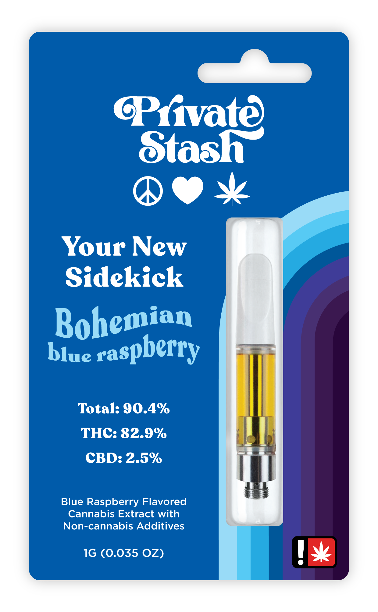 Photograph of product: Private Stash - BOHEMIAN BLUE RAZZBERRY - Cartridge - - I