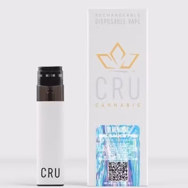 Photograph of product: Cru Live Resin AIO Vape | 1ml | Blue Magic