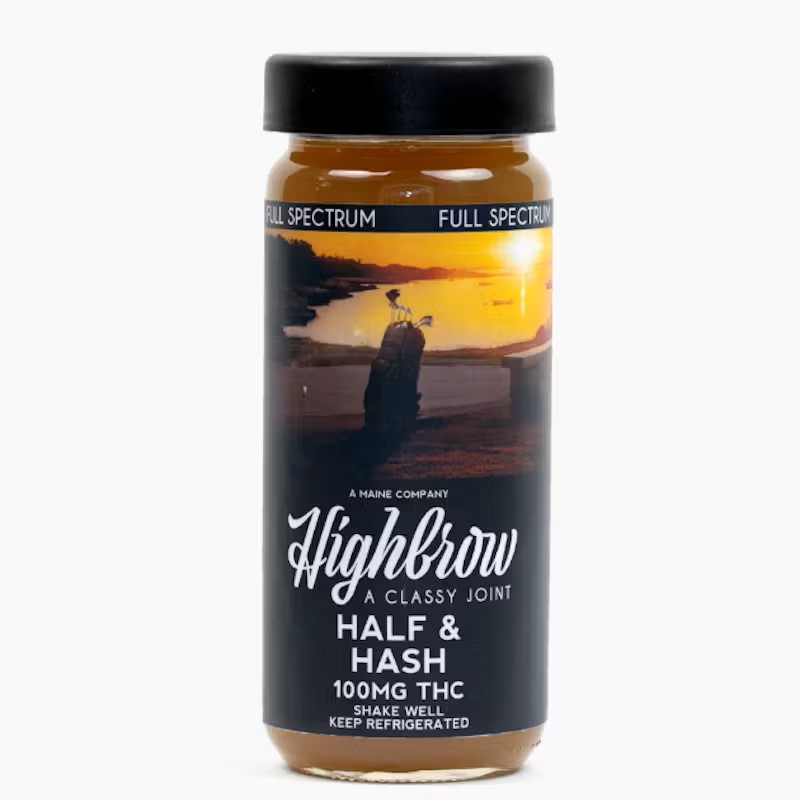 Photograph of product: Highbrow - Half & au chocolat - Full Spectrum - 100mg