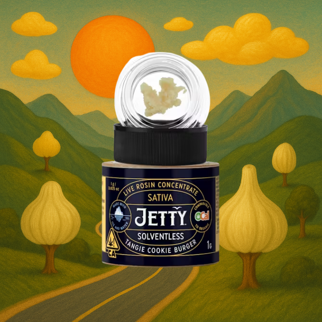Photograph of product: Tangie Cookie Burger Live Rosin [S]