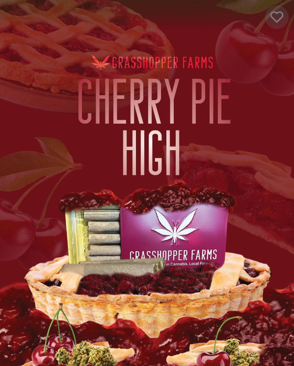 Photograph of product: Cherry Pie High - Pre-roll