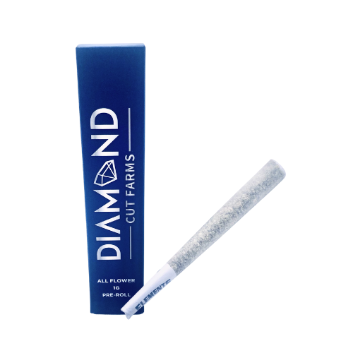Photograph of product: Diamond Cut | Cap Junky | 1g Pre-roll