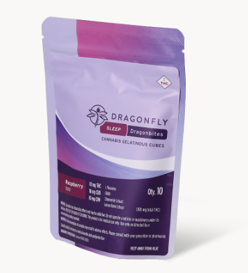Photograph of product: Sleep Dragonbites 3 Pack | 30mg 1:1:1 TH-oui: CBD:CBN