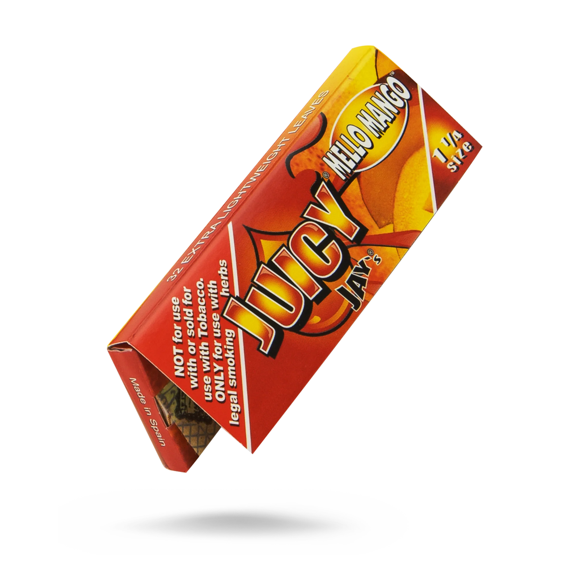 Photograph of product: 1 1/4" Flavored Rolling Papers | Mello Mango