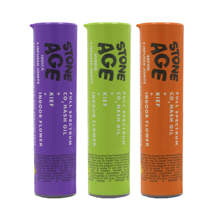 Photograph of product: Stone Age - Bad to the Bong Infused Joints 5pk