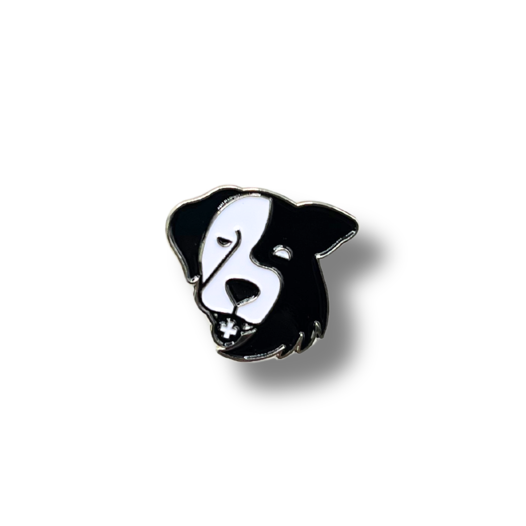 Photograph of product: Double Dogs Hat Pin