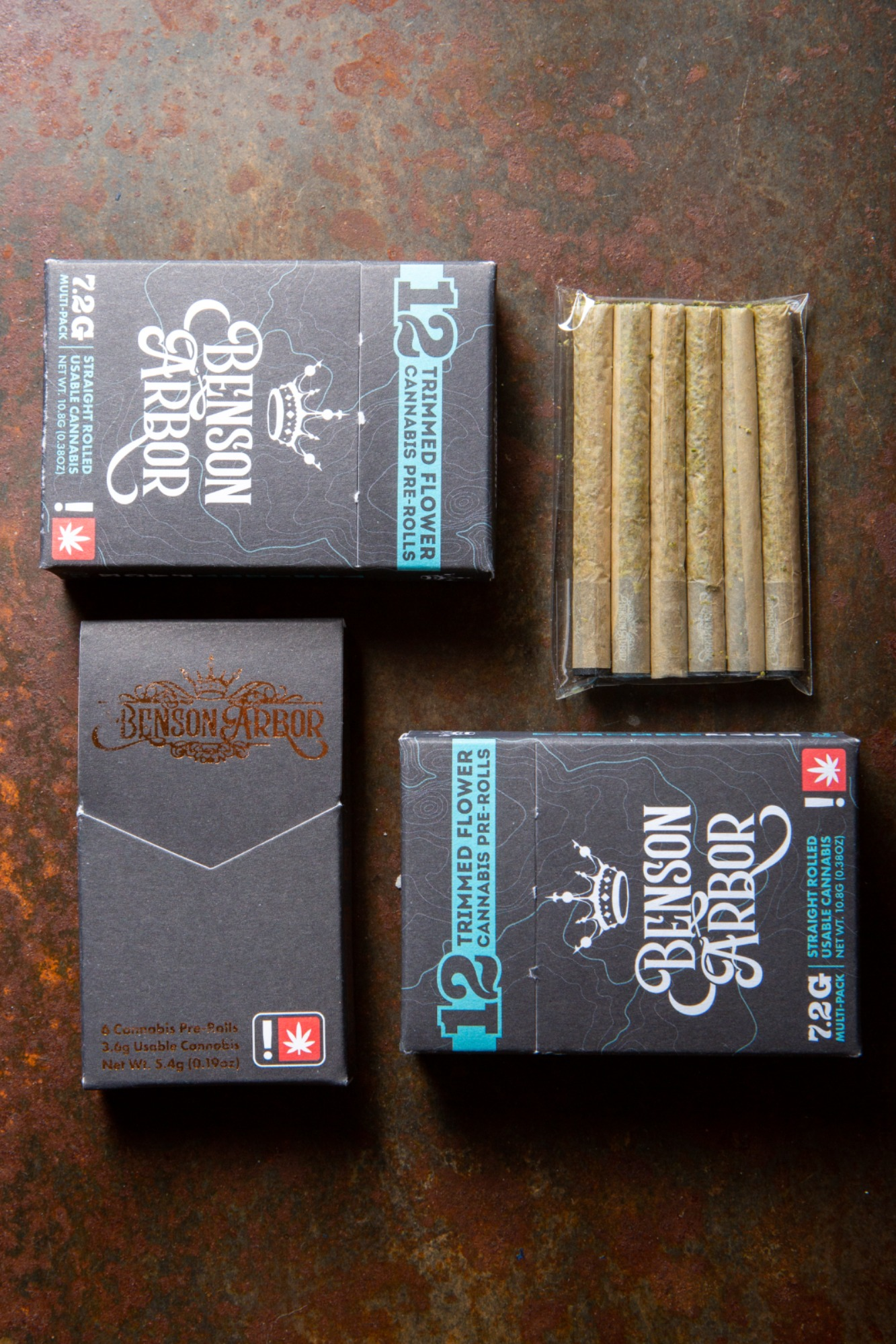Photograph of product: Benson Arbor 12 x Wedding Crasher + Sour Rado Pre-Rolls