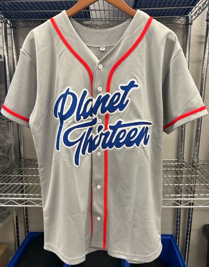 Photograph of product: Grey/Blue P13 Jersey Medium
