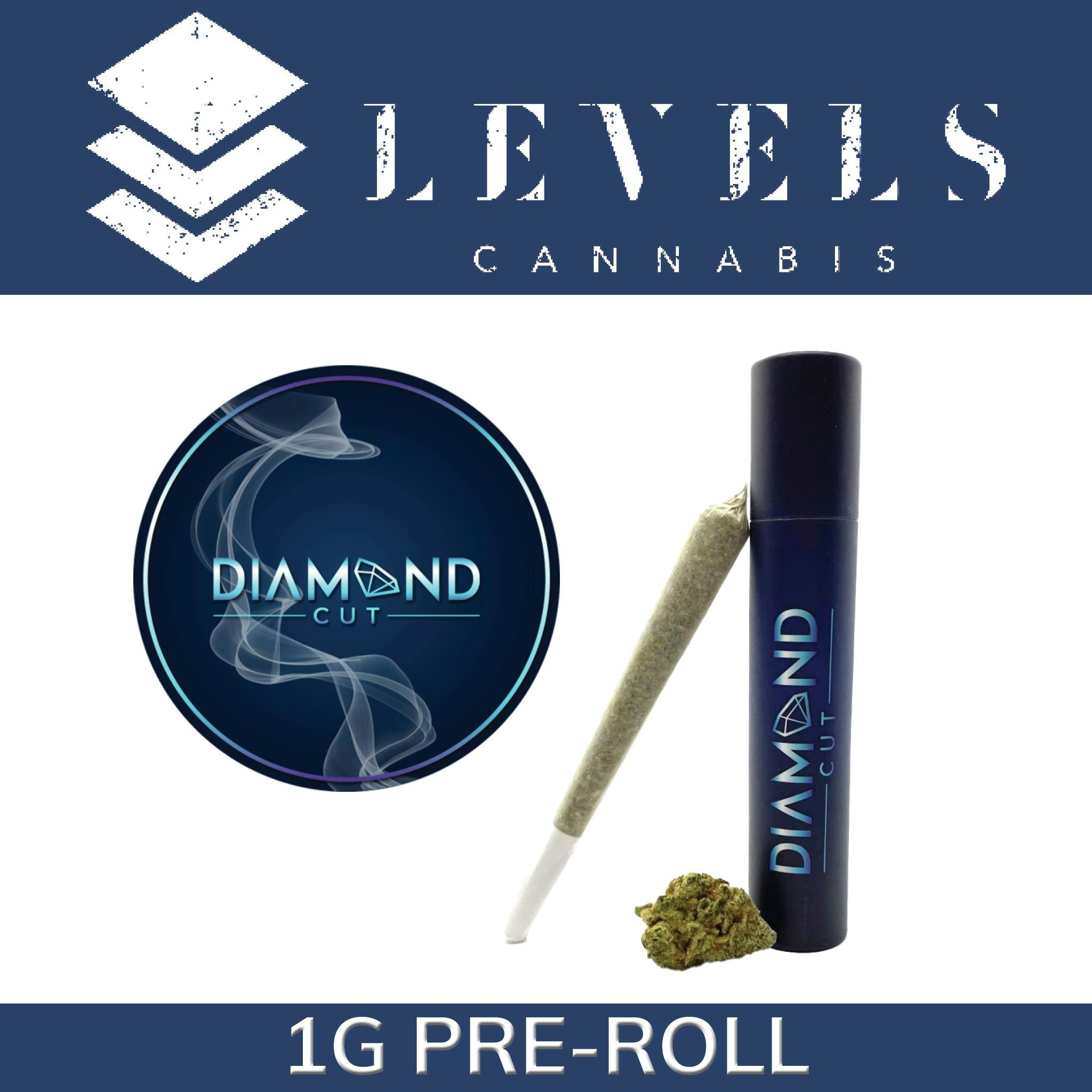 Photograph of product: Diamond Cut | 1g Pre Roll | Sweet Tart