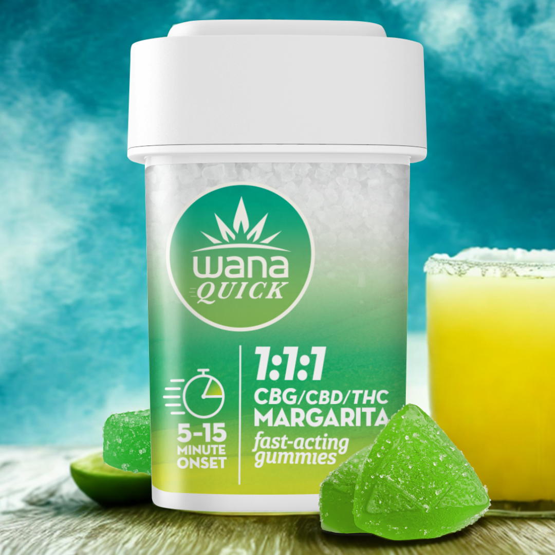 Photograph of product: Margarita | 1:1:1 TH-oui:CBD:CBG | Fast-Acting | 20pk