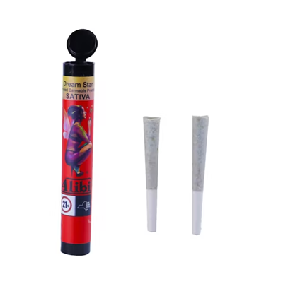 Photograph of product: Alibi | Dream Star | Infused Pre-Rolls 2PK 1g