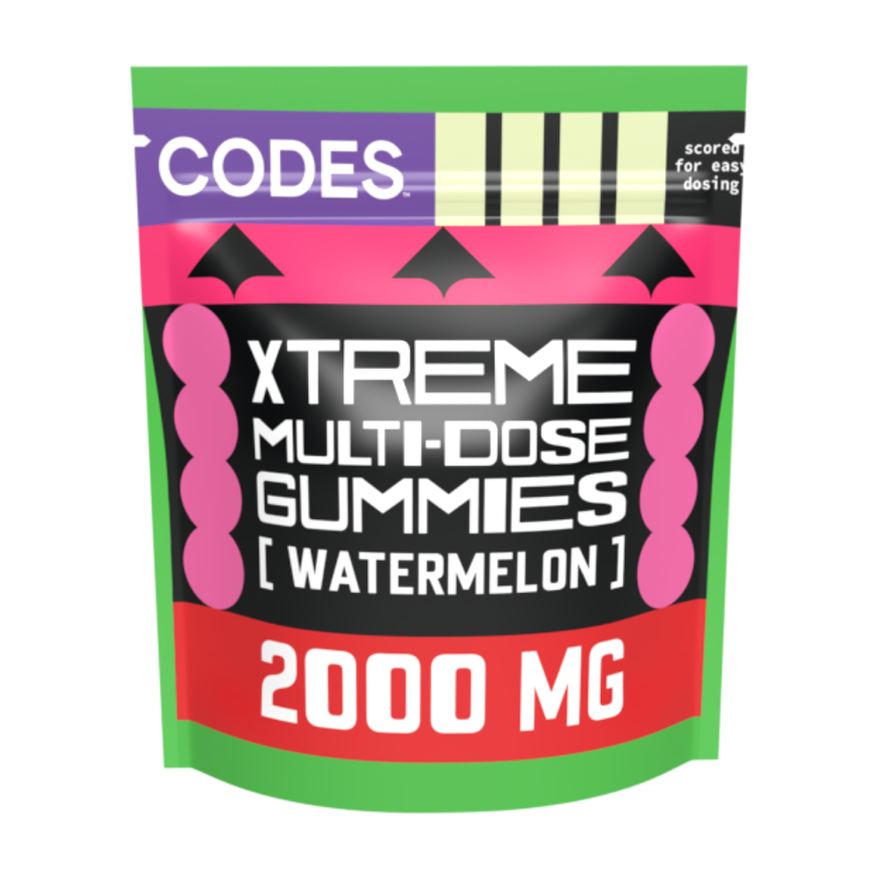 Photograph of product: WATERMELON | XTREME GUMMY | 200MG | 10 PACK