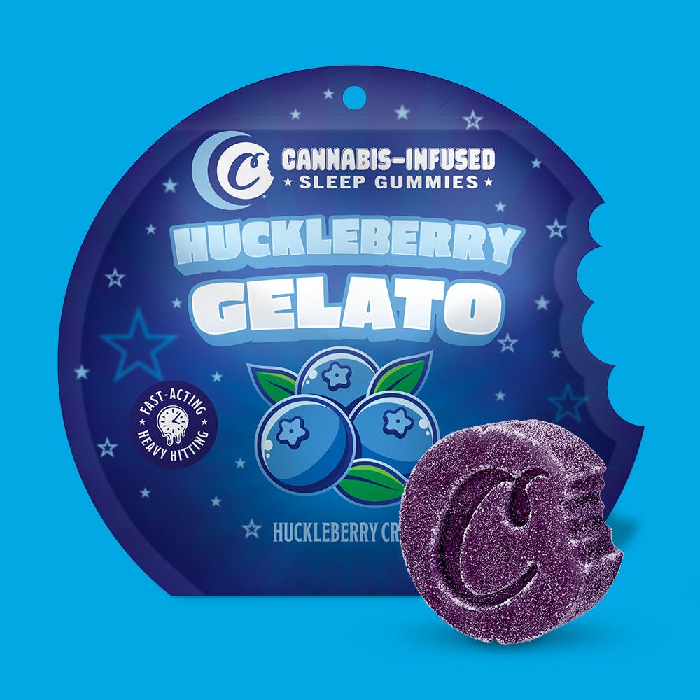 Photograph of product: Cookies - Huckleberry Gelato Sleep - Gummy - 10ct - 100mg