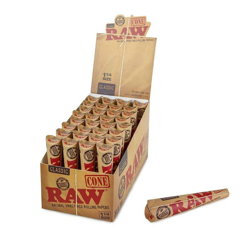 Photograph of Product: RAW Classic 1 1/4 Cones - 6pk