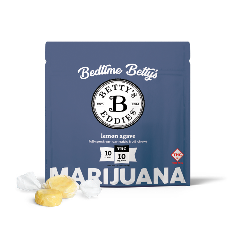 Photograph of Product: 100mg Full Spectrum Fruit Chews | Lemon Agave