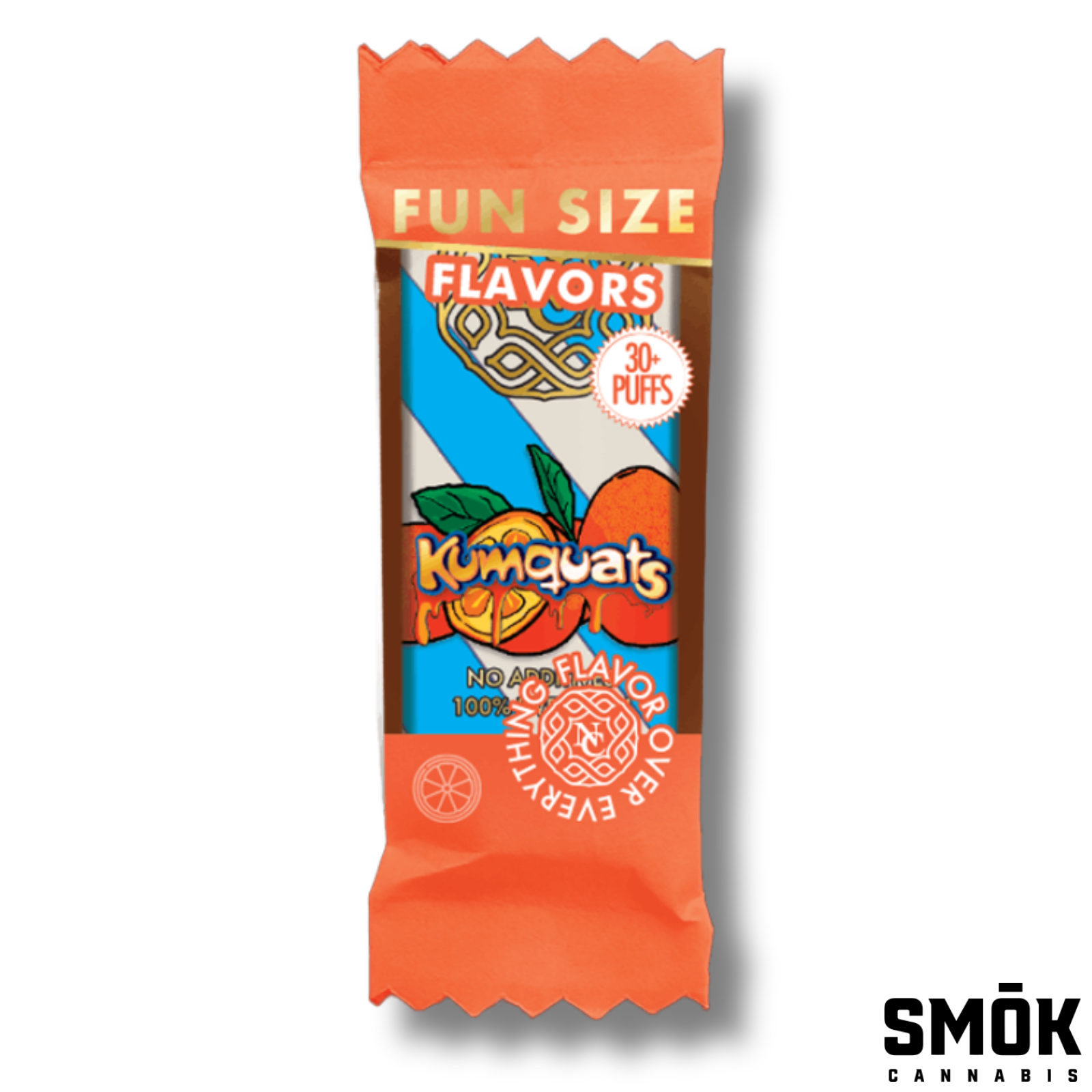 Photograph of product: NC x Pressure pack Fun Sized au chocolat Rosin Disposable  Kumquat
