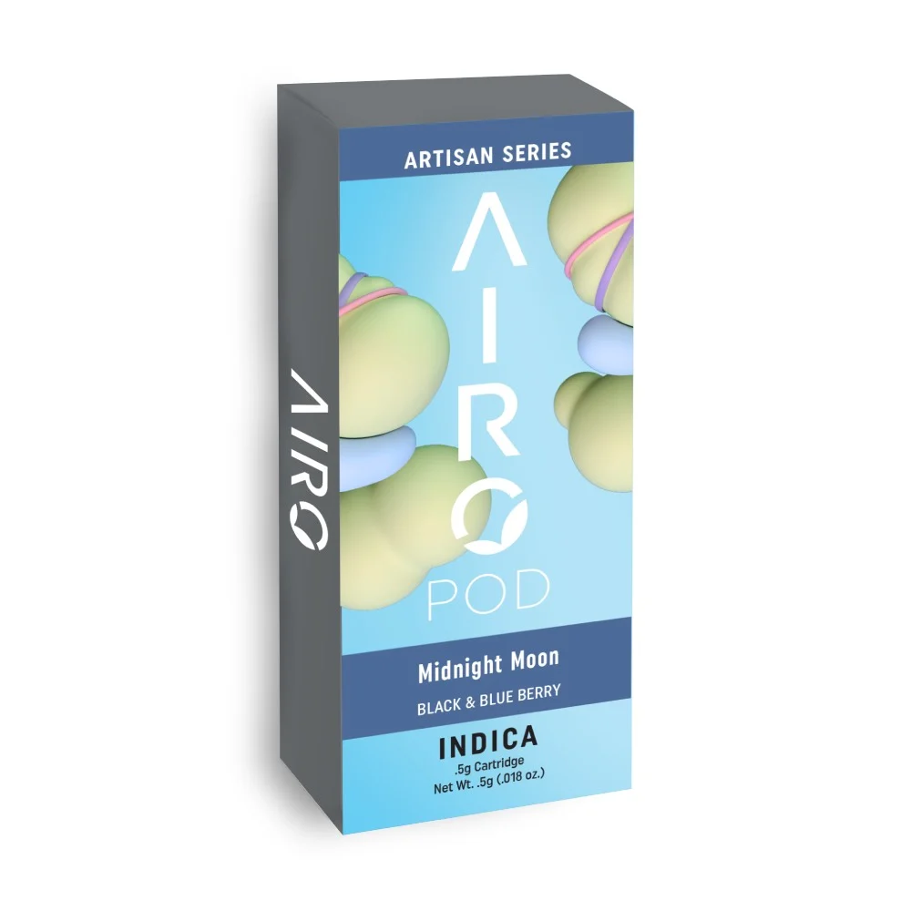 Photograph of product: Airo | Midnight Moon |  Vape Cart | Disposable 1g