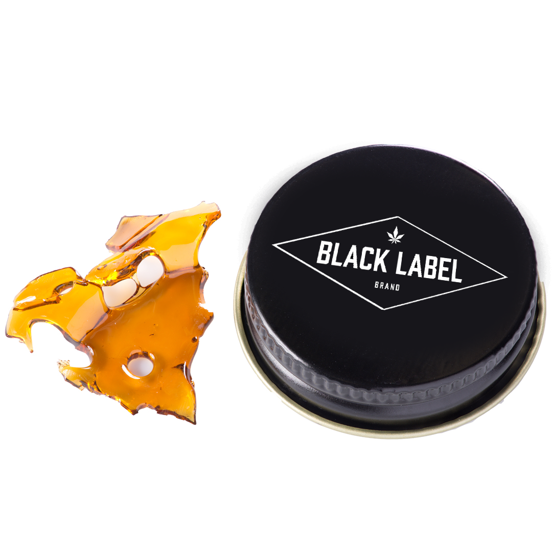 Photograph of product: Black Label Rainbow Belts 3.0 Shatter (Pull & Snap) | 1g