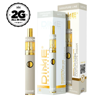 Photograph of product: Cantaloupe Dream (S) Dime Industries | All-in-One Vape (2g)