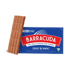 Photograph of product: Detroit Edibles - Milk Chocolate Crispy - 200mg Barracuda Bar