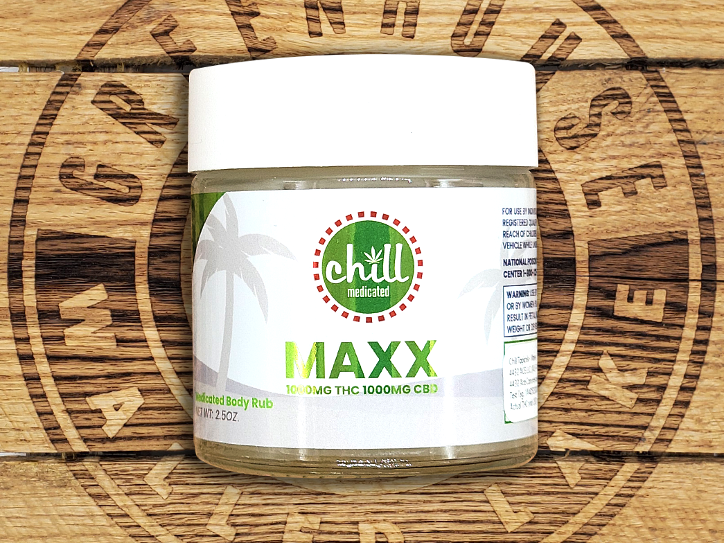 Photograph of product: Chill Medicated | MAXX Body Rub TH-oui:CBD | 1000mg