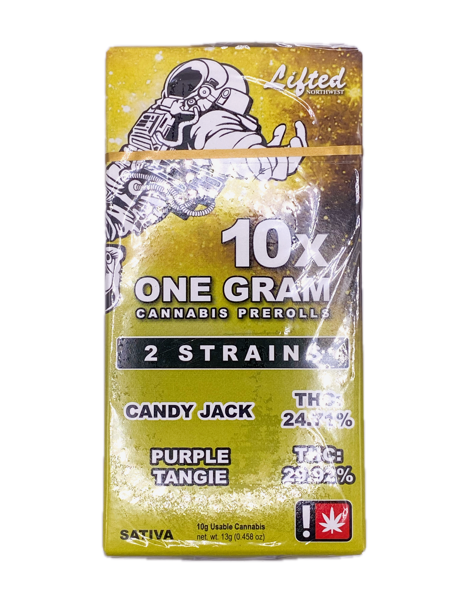 Photograph of product: LIFTED - PREROLL - 10PK - Oui'd - CANDY JACK & PURPLE TANGIE